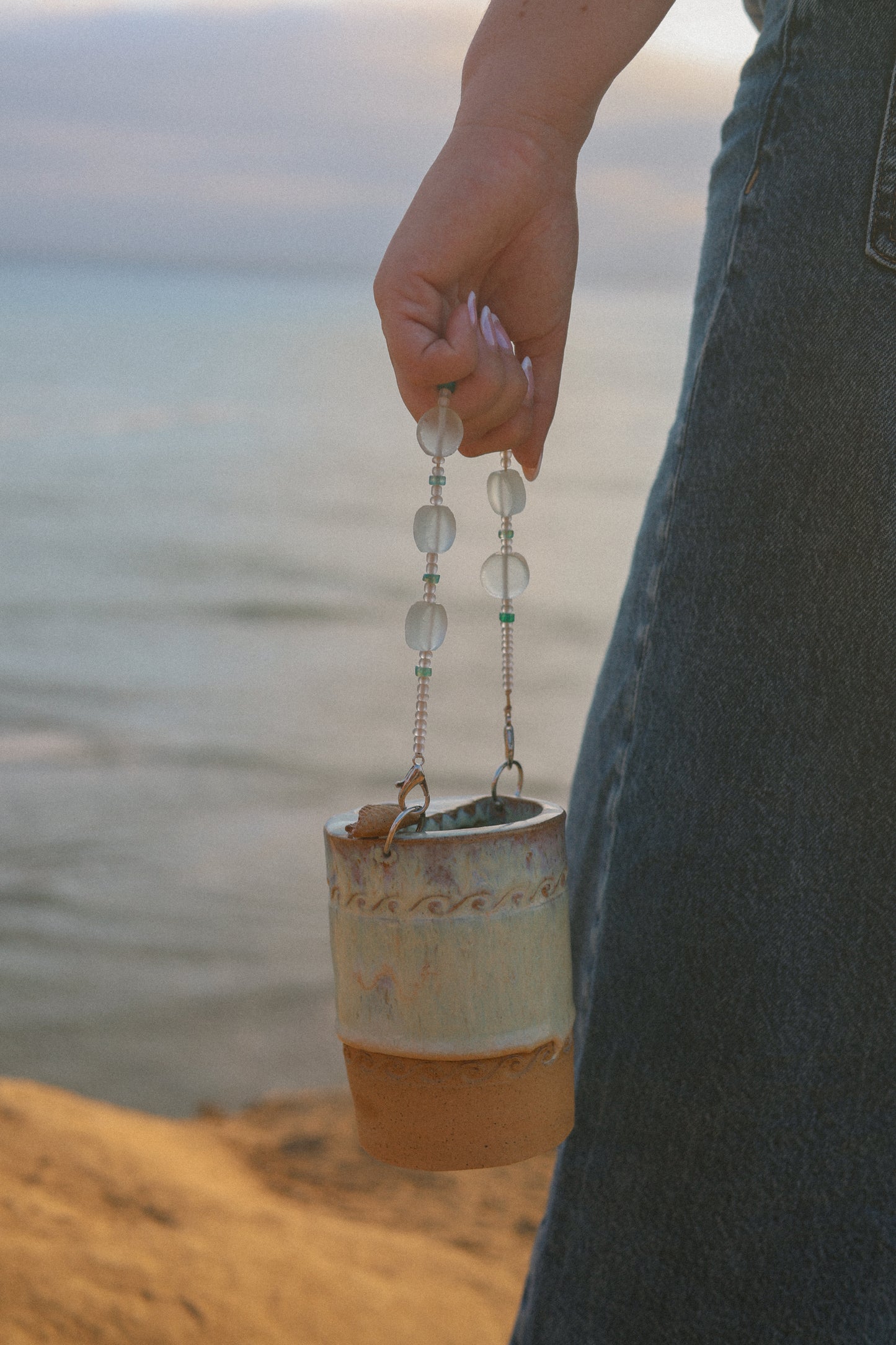 Sip & Stroll by the Coast Tumblers - Fete Ceramics x SomedayMaybe Studio (Pre-Order)
