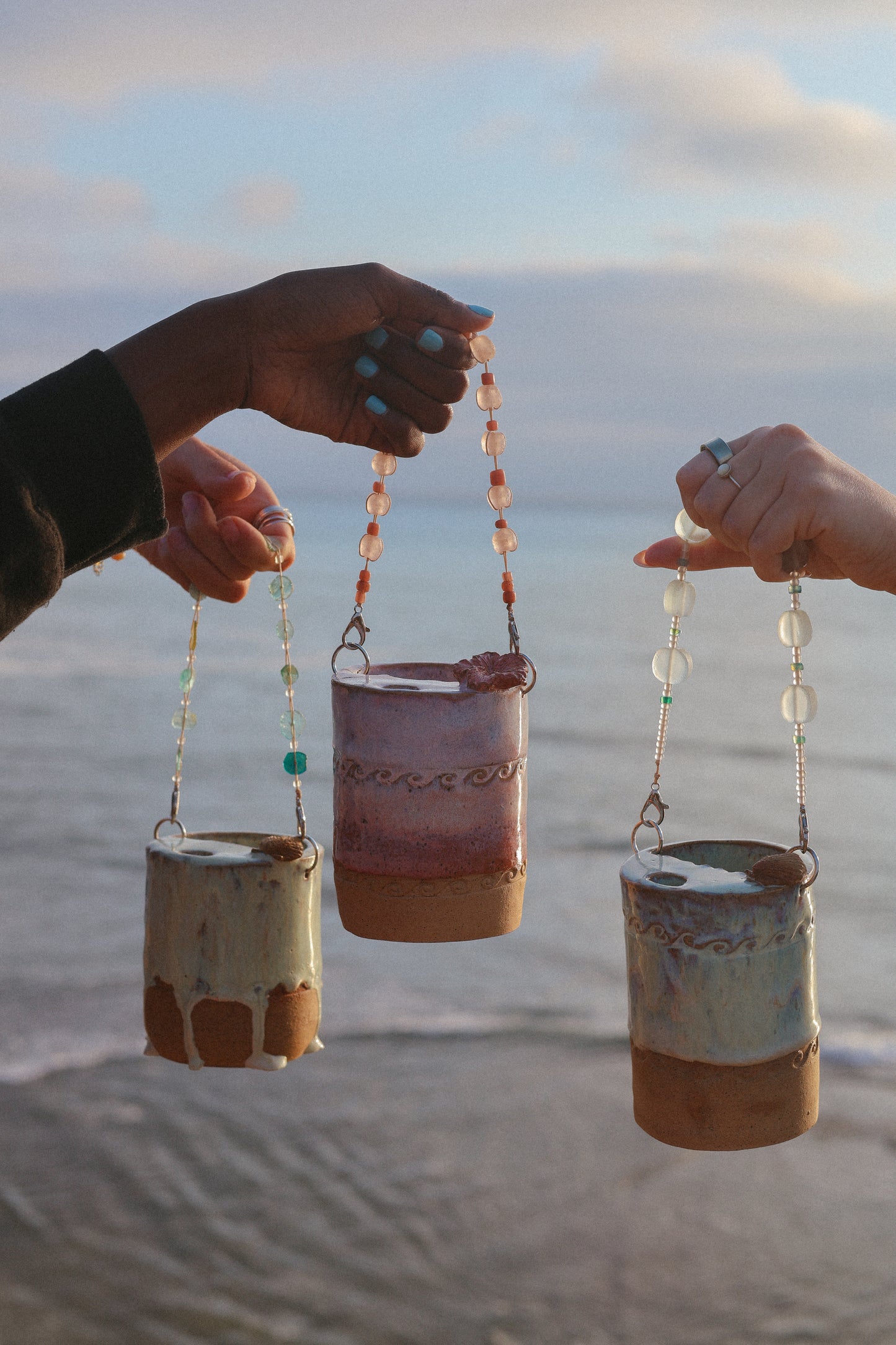 Sip & Stroll by the Coast Tumblers - Fete Ceramics x SomedayMaybe Studio (Pre-Order)